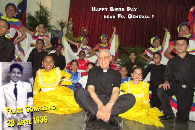 El P. Adolfo Nicolas, SJ en Venezuela: Cumpleaños y Actividades