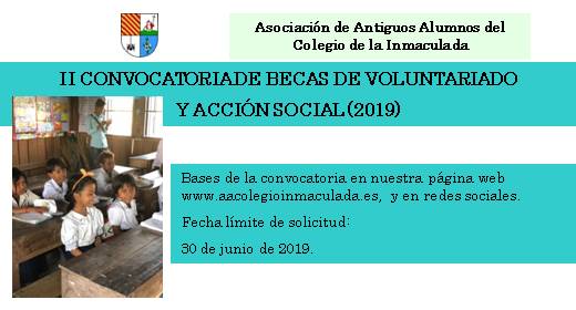 II Convocatoria de Becas para Voluntariado y Acción Social