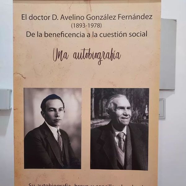 Exposición sobre el Dr. Avelino González Fernández (p 1911)